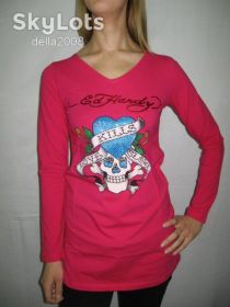 Кофти Кофты ^/--/^ Туника Ed Hardy со стразами размер L ^_^^^ Туніка Ed Hardy зі стразами розмір L - фото фото фото