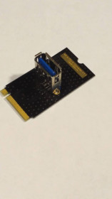 Шлейфи, перехідники Шлейфы, переходники ^/--/^ Переходник  M /--/ 2 -PCI-E-RISER ^_^^^ Перехідник M /--/ 2-PCI-E-RISER - фото фото фото