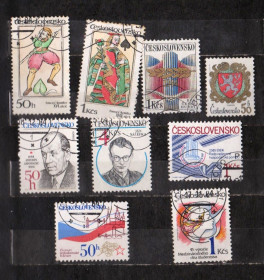 Чехословаччина Чехословакия ^/--/^ ЧЕХОСЛОВАЧЧИНА = марки 1984 р. = гаш. = 9 шт. + ^_^^^ ЧЕХОСЛОВАЧИНА = марки 1984 г. = гаш. = 9 шт. + + - фото фото фото