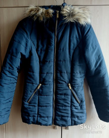 Куртки Куртки ^/--/^ Куртка пуховик H&amp;M із капюшоном зі штучного хутра uk 8 XS ^_^^^ Куртка пуховик H&amp;M с капюшоном из искусственного меха uk 8 XS - фото фото фото
