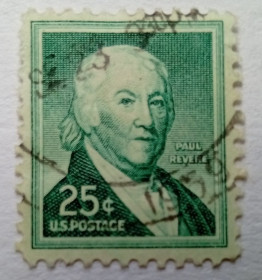 Північна Америка Северная Америка ^/--/^ США 1954 Пол Ревир, гашеные ^_^^^ 1954 — Пол Ревір, гашені - фото фото фото