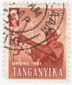 Танзанія Танзания ^/--/^ Танзания  ( Танганьика )  1961 г.№ 69 гашеная ^_^^^ Танганьїка 1961 р. No 69 гашена - фото фото фото