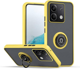 Чохли, бампера Чехлы, бампера ^/--/^ Чохол Fiji Colorframe для Xiaomi Redmi Note 13 5 /--/ G матовий бампер з кільцем підставкою Yellow ^_^^^ Чехол Fiji Colorframe для Xiaomi Redmi Note 13 5 /--/ G матовый бампер с кольцом подставкой Yellow - фото фото фото
