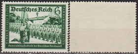 Третій Рейх (-) Третий Рейх (-) ^/--/^ 1941 - Рейх - Пошта Німеччини 6 Mi.773  _5,0 € ** ^_^^^ 1941 - Рейх - Почта Германии 6 Mi.773 _5,0 € ** - фото фото фото