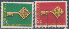НДР, ФРН ГДР, ФРГ ^/--/^ Германия Німеччина ФРН 1968 Европа СЕРТ ^_^^^ Германия ФРГ 1968 Европа Серт - фото фото фото