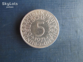 НДР, ФРН ГДР, ФРГ ^/--/^ Монета 5 марок Німеччина ФРН 1971 J регулярний чекан срібло ^_^^^ Монета 5 марок Германия ФРГ 1971 J регулярный чекан серебро - фото фото фото