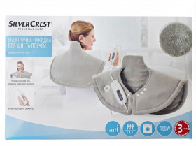 Масажери Массажеры ^/--/^ Електронакидка для плечей та шиї SilverCrest Personal Care ​/ Зігріваюча електрогрілка-накидка SilverCrest з пультом ^_^^^ Электронакидка для плеч и шеи SilverCrest Personal Care / Согревающая электрогрилка-накидка SilverCrest с пультом - фото фото фото