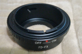 Адаптери Адаптеры ^/--/^ Адаптер    (перехідник) Canon FD - FX Fuji    (FD-FX) для камер FujiFilm с байонетом FX ^_^^^ Адаптер (переходчик) Canon FD - FX Fuji (FD-FX) для камер FujiFilm с байонетом FX - фото фото фото