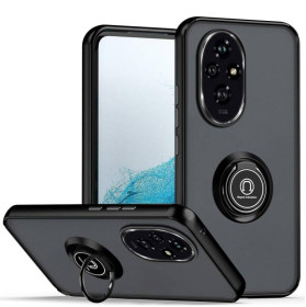 Чохли, бампера Чехлы, бампера ^/--/^ Чохол Fiji Colorframe для Honor 200 матовий бампер з кільцем підставкою Black ^_^^^ Чехол Fiji Colorframe для Honor 200 матовый бампер с кольцом подставкой Black - фото фото фото