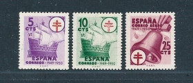 Інше Другое ^/--/^ Испания Парусник Антитуберкулезная серия 1949 ^_^^^ Іспанія Парусник Антитуберкульозна серія 1949 - фото фото фото