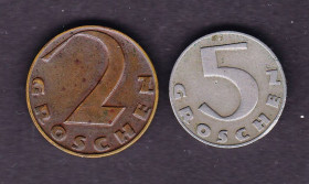 Австрія Австрия ^/--/^ Австрия 1928  и 1931 г  . - 2 и 5 кр - 2 /--/ а скана - ^_^^^ Австрія 1928 і 1931 р. - 2 і 5 кр - 2 /--/ а скана - - фото фото фото