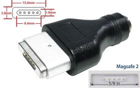 Інше Другое ^/--/^ Переходник для блока питания MagSafe 2 з 5.5 /--/ x /--/ 2.1(2.5)mm (Female) (A class) 1 день гар. ^_^^^ Перехідник для блоку живлення MagSafe 2 з 5.5 /--/ x /--/ 2.1 (2.5)mm (Female) (A class) 1 день гар. - фото фото фото