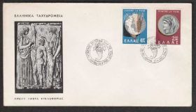 Європа Европа ^/--/^ Греция 1963 КОЛОСЬЯ ФРУКТЫ ЯГОДЫ ВИНОГРАД ПЛОДЫ ФЛОРА РАСТЕНИЯ МОНЕТА СЕРЕБРО КПД Mi.800-801 ^_^^^ Греція 1963 КОЛОСЬЯ ФРУКТИ ЯГОДИ ВИНОГРАД ПЛоди ФЛОРА РАСТІННЯ МОНЕТА СЕРЕБРО КПД Mi.800-801 - фото фото фото