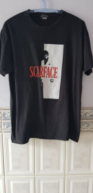 Футболки, майки Футболки, майки ^/--/^ Футболка &amp;quot;Scarface&amp;quot;  (100% cotton, L, UK) б/у ^_^^^ Футболка &amp;quot;Scarface&amp;quot; (100% cotton, L, UK) б/у - фото фото фото