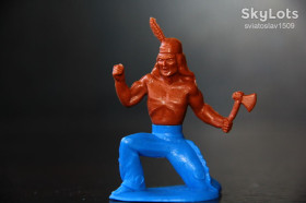 Фігурки, солдатики Фигурки, солдатики ^/--/^ индеец DOMPLAST MANURBA ФРГ 60-65 /--/ мм ^_^^^ індіанець DOMPLAST MANURBA ФРН 60-65 мм - фото фото фото