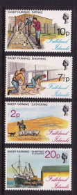 Фауна Фауна ^/--/^ NM Фауна  Фолклендские о-ва 1976 г MNH - овцы - флот ^_^^^ NM Фауна Фолклендські острови 1976 р MNH - вівці - флот - фото фото фото