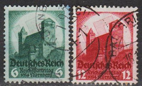 Третій Рейх (-) Третий Рейх (-) ^/--/^ 1934 - Рейх - З&amp;apos;їзд в Нюрнберзі Mi.546-47 _1,50 € ^_^^^ 1934 - Рейх - Съезд в Нюрнберге Mi.546-47 _1,50 € - фото фото фото