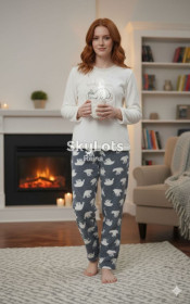 Піжами Пижамы ^/--/^ Тепла жіноча піжама love to lounge ^_^^^ Теплая женская пижама love to lounge - фото фото фото