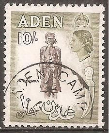 Інші країни Другие страны ^/--/^ Аден (Брит.колония) 1953 Sc.59 гаш. ^_^^^ Аден (Бріт.колонія) 1953 Sc.59 гаш. - фото фото фото