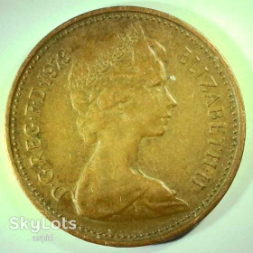 Інше Другое ^/--/^ Великобритания 1 новый пенни, 1973 ^_^^^ Велика Британія 1 новий пенні 1973 - фото фото фото