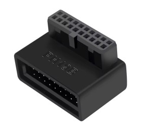 Шлейфи, перехідники Шлейфы, переходники ^/--/^ Адаптер 90-градусный USB 3.0 с внутренним разъемом 19/20 /--/ P PH /--/ 19 /--/ B для материнской платы компьютера ^_^^^ Адаптер 90-градусний USB 3.0 з внутрішнім роз'ємом 19/20 /--/ P PH /--/ 19 /--/ B для материнської плати комп'ютера - фото фото фото