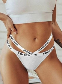 Труси Трусы ^/--/^ Жіночі трусики в рубчик Finetoo M ^_^^^ Женские трусики в рубчик Finetoo M - фото фото фото
