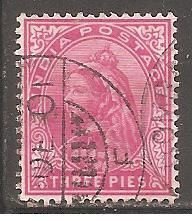 Індія Индия ^/--/^ Бр.Индия 1899 Sc.54 гаш. ^_^^^ Бр.Індія 1899 Sc.54 гаш. - фото фото фото