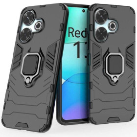 Чохли, бампера Чехлы, бампера ^/--/^ Чохол Fiji Ring для Xiaomi Redmi 13 броньований бампер з кільцем підставкою чорний ^_^^^ Чехол Fiji Ring для Xiaomi Redmi 13 бронирован бампер с кольцом подставкой черный - фото фото фото