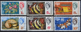 Інше Другое ^/--/^ Фиджи Елизавета II Фауна Флора 1968 ^_^^^ Фіджі Єлизавета II Фауна Флора 1968 - фото фото фото