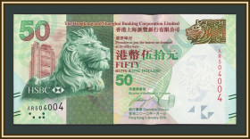 Інші Другие ^/--/^ Гонконг 50 долларов 2010 P-213  (213 /--/ а) UNC ^_^^^ Гонконг 50 доларів 2010 P-213 (213 /--/ а) UNC - фото фото фото
