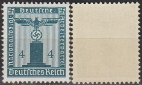Третій Рейх (-) Третий Рейх (-) ^/--/^ 1942 - Рейх - Службова марка - Орел 4 Mi.157 ** ^_^^^ 1942 - Рейх - Служебная марка - Орел 4 Mi.157 ** - фото фото фото