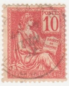 Франція Франция ^/--/^ Франция  1900  г. № 92 гашеная ^_^^^ Франція 1900 р. No 92 гашена - фото фото фото