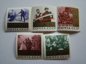 СРСР - СССР - ^/--/^ СССР, Михель 2009, 3054 /--/ а-3058 /--/ а, 20 лет Победе советского народа в Великой Отечественной войне. ^_^^^ СРСР, Міхель 2009, 3054 /--/ а-3058 /--/ а, 20 років Перемозі радянського народу у Великій Вітчизняній війні. - фото фото фото