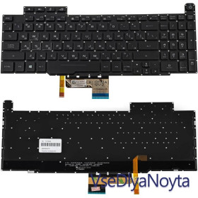Клавіатури Клавиатуры ^/--/^ Клавиатура для ноутбука ASUS (GM /--/ 501 series) rus, black, без фрейма, подсветка клавиш (RGB) (ОРИГИНАЛ ^_^^^ Клавіатура для ноутбука ASUS (GM /--/ 501 series) rus, black, без фрейму, підсвічування клавіш (RGB) - фото фото фото