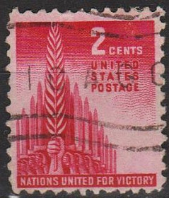 Північна Америка Северная Америка ^/--/^ 1943 - США - Боротьба за перемогу Mi.510 _гаш ^_^^^ 1943 — США — Борьба за победу Mi.510 - фото фото фото