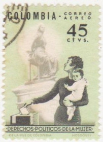 Південна Америка Южная Америка ^/--/^ Колумбия 1963 г. № 1025 гашеная ^_^^^ Колумбія 1963 р. No 1025 гашена - фото фото фото