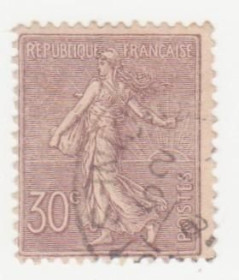 Франція Франция ^/--/^ Франция  1903  г. № 111 гашеная ^_^^^ Франція 1903 р. No 111 гашена - фото фото фото
