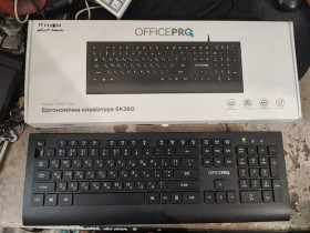 Клавіатури Клавиатуры ^/--/^ Брендовая клавиатура OfficePro SK /--/ 360 USB № 25220507/1 ^_^^^ Брендова клавіатура OfficePro SK /--/ 360 USB No 25220507/1 - фото фото фото