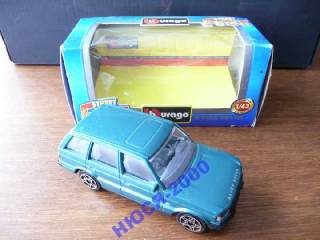 : Закордонні : Зарубежные ^/--/^ Land Rover Range Rover -Bburago Italy+коробка. ^_^^^ Land Rover Range Rover - Bburago Italy+коробка. - фото фото фото