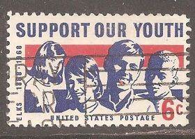 Північна Америка Северная Америка ^/--/^ США 1968 Sc.1342 гаш. - фото фото фото