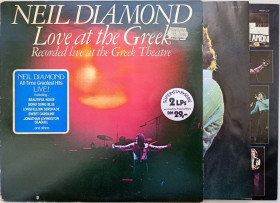 Платівки Пластинки ^/--/^ NEIL DIAMOND Love At The Greek  (Recorded Live At The Greek Theatre) 2 /--/ LP VG++ ^_^^^ NEIL DIAMOND Love At The Greek (Recorded Live At The Greek Theatre) 2 /--/ LP VG+ + + - фото фото фото