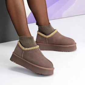 УГГІ (UGG) УГГИ (UGG) ^/--/^ Угги автоледи Antira, угги с манжетом, угги капучино женские 40 /--/ р  25,5 см код 25574 ^_^^^ Уггі автоледі Antira, уггі з манжетом, вугі капучино жіночі 40 /--/ р 25,5 см код 25574 - фото фото фото