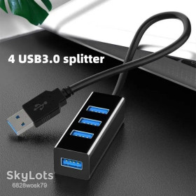 Концентратори, хаби Концентраторы, хабы ^/--/^ УЦЕНКА !!! USB 3.0 удлинитель 4 port, 120 см, цвет белый/черный   (низкая скорость передачи данных) ^_^^^ УЦЕНКА!!! USB 3.0 подовжувач 4 port, 120 см, колір білий/чорний (низька швидкість передачі даних) - фото фото фото