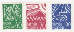 Скандинавія Скандинавия ^/--/^ Норвегия 1970 г.№ 624‑626 ** серия ^_^^^ Норвегія 1970 р. No 624-626 ** серія - фото фото фото