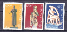 Греція Греция ^/--/^ Греция 1974 г  MNH  - ЕВРОПА  СЕПТ /  EUROPA  CEPT - ^_^^^ Греція 1974 MNH - ЄВРОПА СЕПТ / EUROPA CEPT - фото фото фото
