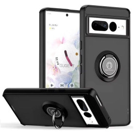 Чохли, бампера Чехлы, бампера ^/--/^ Чохол Fiji Colorframe для Google Pixel 7 Pro матовий бампер з кільцем підставкою Black ^_^^^ Чехол Fiji Colorframe для Google Pixel 7 Pro матовый бампер с кольцом подставкой Black - фото фото фото