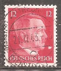 Третій Рейх (-) Третий Рейх (-) ^/--/^ Германия  (Рейх) 1942 Mi.827 гаш. ^_^^^ Німеччина (Рейх) 1942 Mi.827 гаш. - фото фото фото