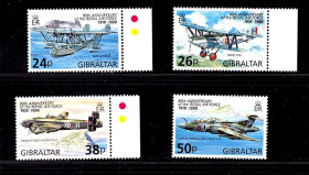 Транспорт Транспорт ^/--/^ Авмация .  Гибралтар 1998 г MNH - серия ^_^^^ Гібралтар 1998 MNH - серія - фото фото фото