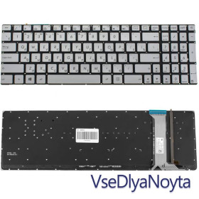 Клавіатури Клавиатуры ^/--/^ Клавиатура для ноутбука ASUS (N /--/ 551, N /--/ 751 series) rus, silver, без фрейма, подсветка клавиш ^_^^^ Клавіатура для ноутбука ASUS (N /--/ 551, N /--/ 751 series) rus, silver, без фрейму, підсвічування клавіш - фото фото фото