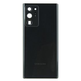 Корпуса на Samsung Корпуса на Samsung ^/--/^ Задня частина корпусу Samsung Galaxy Note 20 Ultra SM-N /--/ 985 / SM-N /--/ 986 Mystic Black  (з склом камери) ^_^^^ Задняя часть корпуса Samsung Galaxy Note 20 Ultra SM-N /--/ 985 / SM-N /--/ 986 Mystic Black (со стеклом камеры) - фото фото фото
